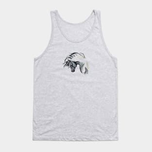 Gray Horse Watercolor Tank Top